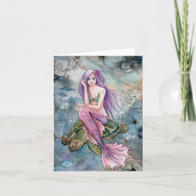 Down in Atlantis - leere Notenkarte Karte (Vorderseite)