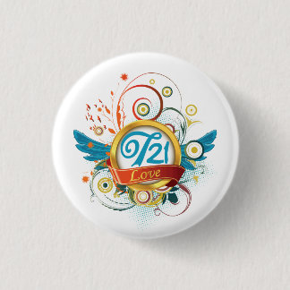 Down-Syndrom Bewusstsein Button