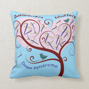 Down-Syndrom Bewusstsein Kissen