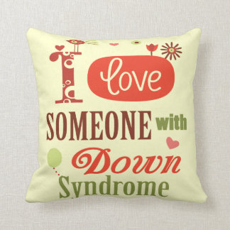 Down-Syndrom Bewusstsein Kissen