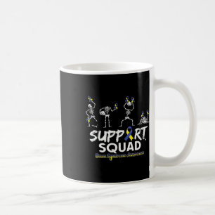 Down-Syndrom-Bewusstsein Skelett-Unterstützungstea Kaffeetasse