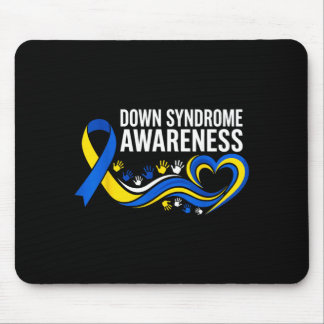 Down-Syndrom-Bewusstsein Stolz Ribbon Inklusion Mousepad