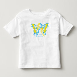 Down-Syndrom Butterfly-Shirt Kleinkind T-shirt