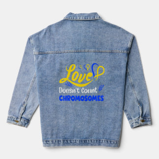 Down-Syndrom Chromosomen Spezielle Bedürfnisse Tri Jeansjacke
