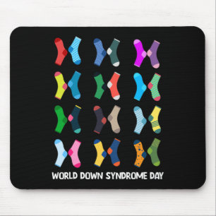 Down Syndrom Day Socks Wdsd Mousepad