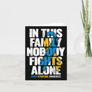Down Syndrom Frauen T21 Family Down Syndrom Aware Karte