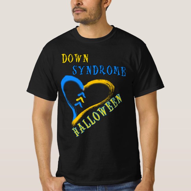 Down-Syndrom Halloween T-Shirt (Vorderseite)