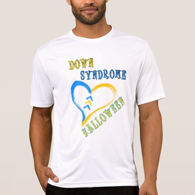 Down-Syndrom Halloween T-Shirt (Vorderseite)
