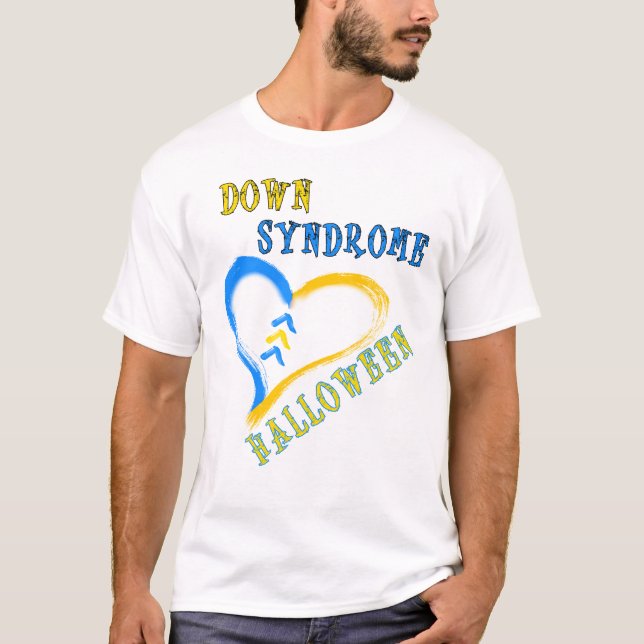 Down-Syndrom Halloween T-Shirt (Vorderseite)