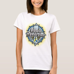 Down-Syndrom keltisches Kreuz T-Shirt