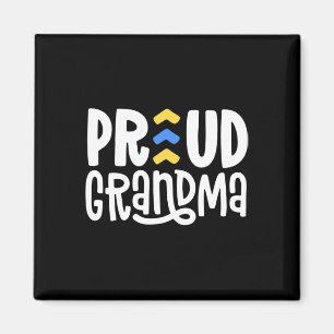 Down-Syndrom Oma Awareness-Geschenk Lucky Arrows Magnet