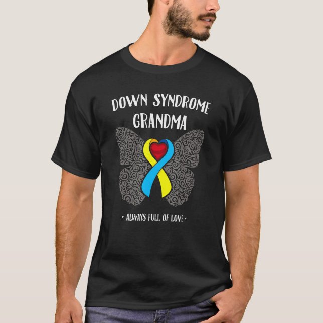 Down-Syndrom Oma März 21. T-Shirt (Vorderseite)