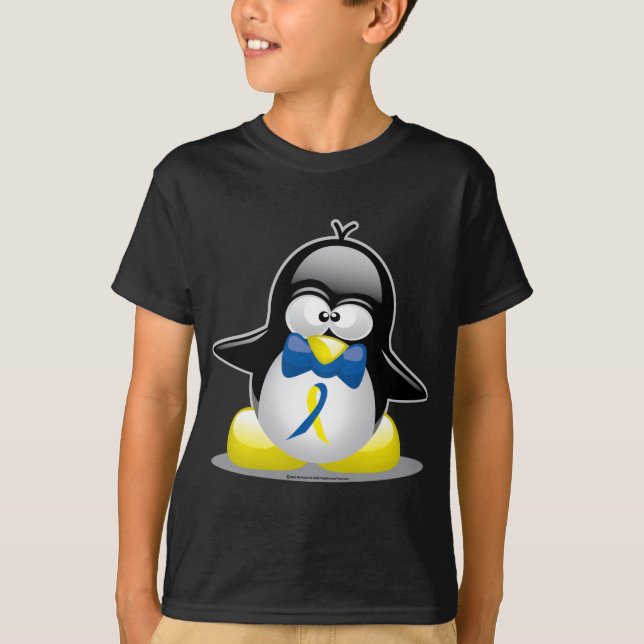 Down-Syndrom Pinguin T-Shirt (Vorderseite)