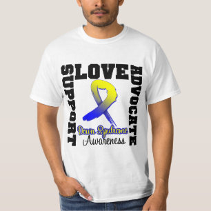 Down-Syndrom Stützanwalt-Liebe T-Shirt