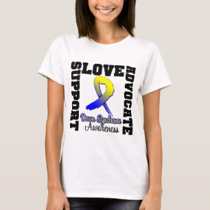 Down-Syndrom Stützanwalt-Liebe T-Shirt