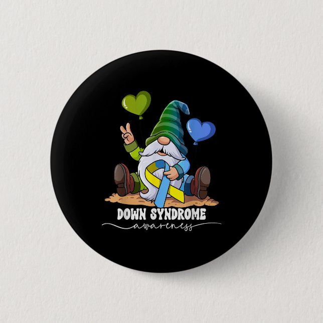 Down Syndrome Awareness _1 Button (Vorderseite)