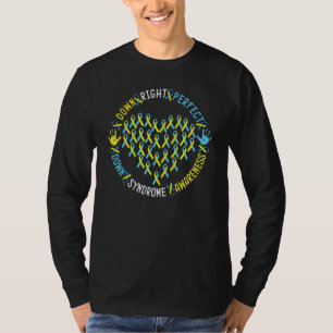 Down Syndrome Awareness Day 21 März Down Right Pe T-Shirt