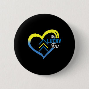 Down Syndrome Awareness Day 3 Pfeile Glück wenigen Button