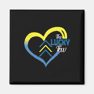 Down Syndrome Awareness Day 3 Pfeile Glück wenigen Magnet