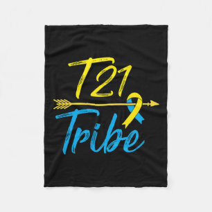 Down Syndrome Awareness Day März 21 Tribe Arrow T Fleecedecke