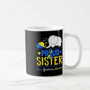 Down Syndrome Awareness Day Proud Sister Elephant Kaffeetasse