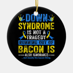 Down Syndrome Awareness-Down Syndrome  Keramik Ornament