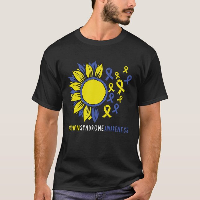 Down Syndrome Awareness Great World Down Syndrome  T-Shirt (Vorderseite)