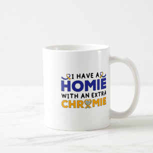 Down Syndrome Awareness Homie mit einem Extra Chro Kaffeetasse
