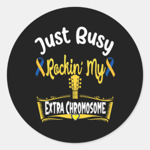 Down Syndrome Awareness Kleinkind Kinder Extra Chr Runder Aufkleber