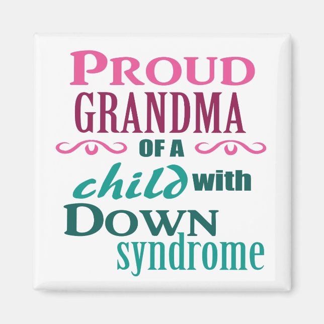 Down Syndrome Awareness Magnet (Vorne)