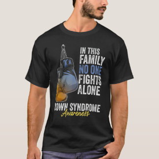 Down Syndrome Awareness Month Gloves Gelb und Bl T-Shirt