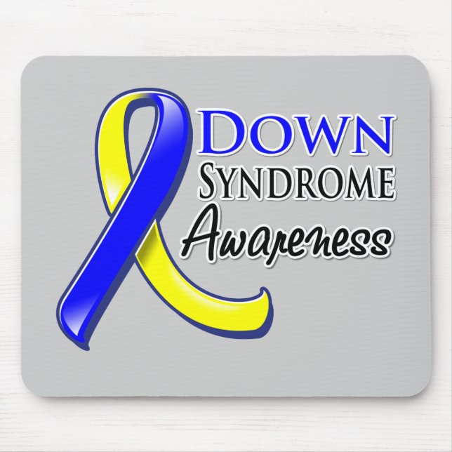 Down Syndrome Awareness Ribbon Mousepad (Vorne)