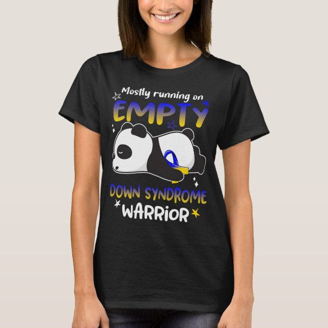 Down Syndrome Awareness Ribbon Support Geschenke T-Shirt (Vorderseite)