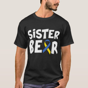 Down Syndrome Awareness Sister Bären Familie Match T-Shirt