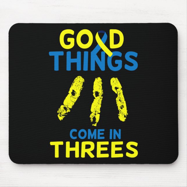 Down Syndrome Awareness T21 Day Women Kids 2 Mousepad (Vorne)