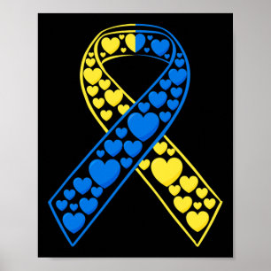 Down Syndrome Awareness T21 Day Women Kids Poster