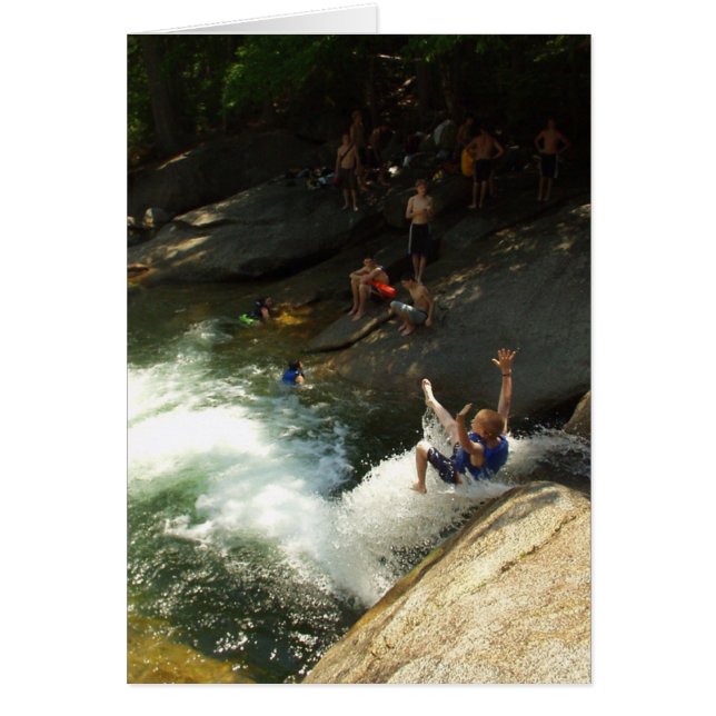 Down the Chute at Franconia Falls (Devant)