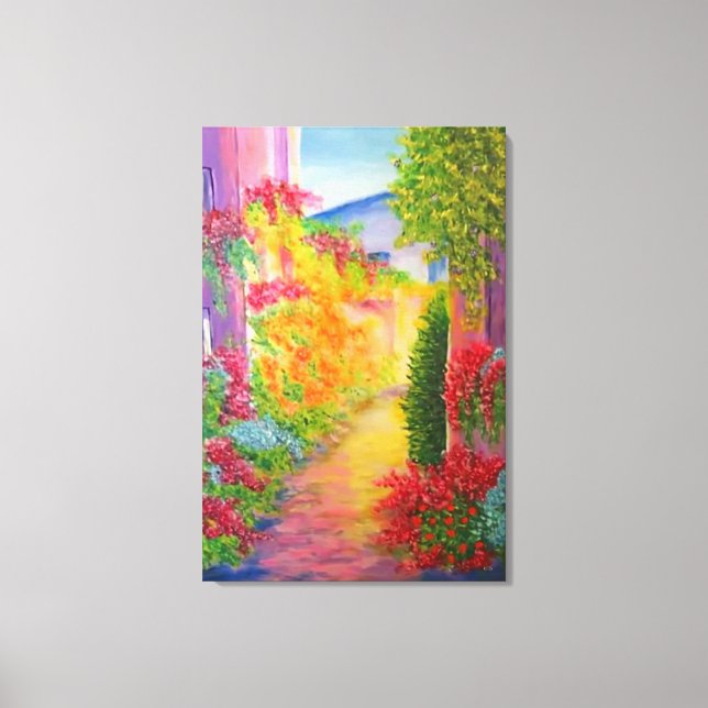 Down the Lane Leinwanddruck (Vorderseite)