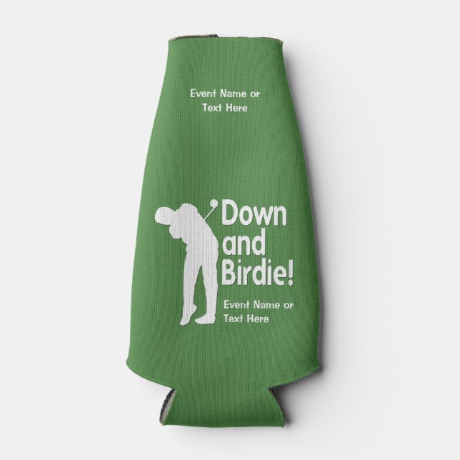 Down und Birdie Flaschenkühler (Vorderseite)