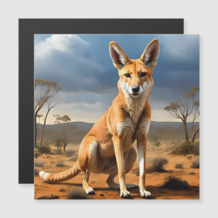**"Down Under Deluxe: The Kangaringo Design"** Magnetkarte
