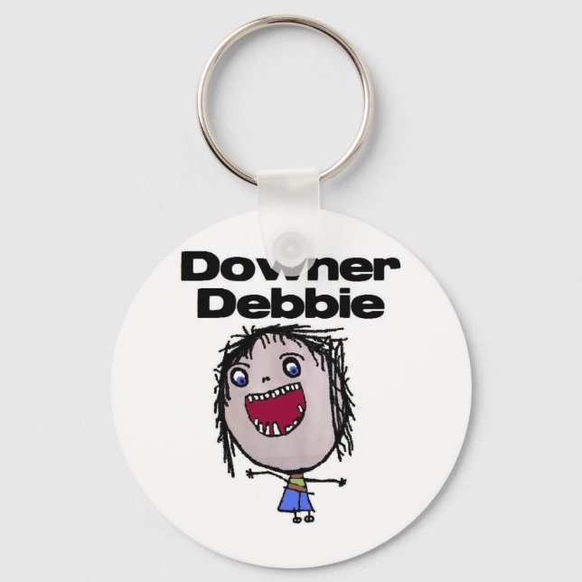 Downer Debbie Schlüsselanhänger (Vorderseite)