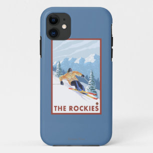 Downhhill Schnee-Skifahrer - die Rockies title_seo2