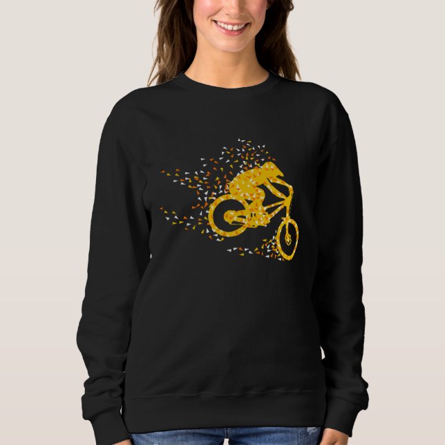 Downhill Geometry Polygon MTB Mountain Bike Bike P Sweatshirt (Vorderseite)
