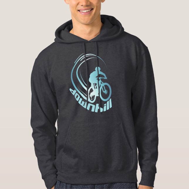 Downhill Mountainbike MTB Bekleidung Hoodie (Vorderseite)