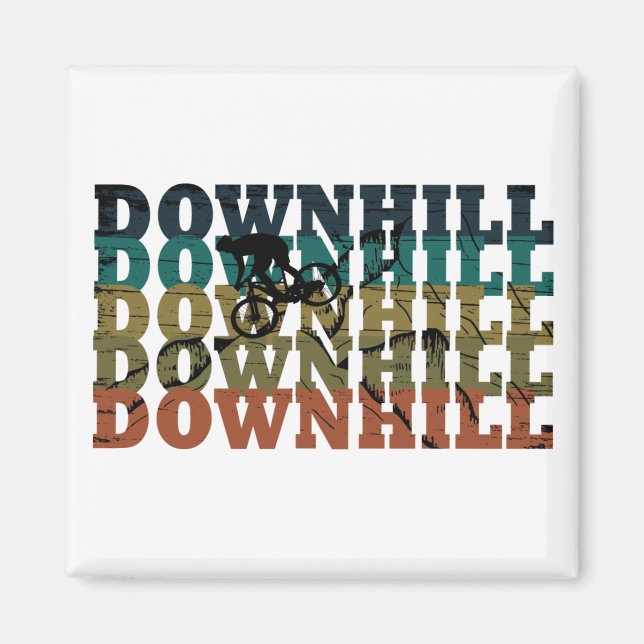 Downhill-Mountainbiking Magnet (Vorne)