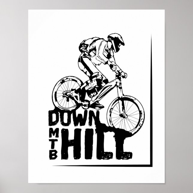Downhill MTB Poster (Vorne)