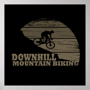Downhill-Offroad-Mountainbiking Poster