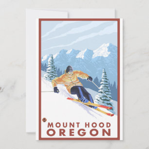 Downhill Snow Skier - Berghof, Oregon
