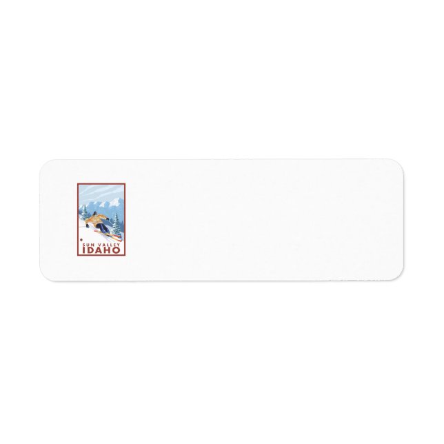 Downhill Snow Skier - Sun Valley, Idaho (Vorne)