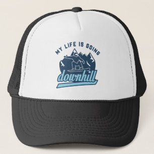 Downhill Snowboarding Truckerkappe